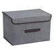 thumbnail image 2 of Contenedor de almacenamiento Soledad Caja de almacenamiento con tapa gris, 2 of 10