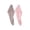 Coffee brown & Pink, variant on JINGO 2Packs Microfiber Hair Towel for Women, Hair Drying Towels for Long Curly Hair, Coffee Brown & Purple
