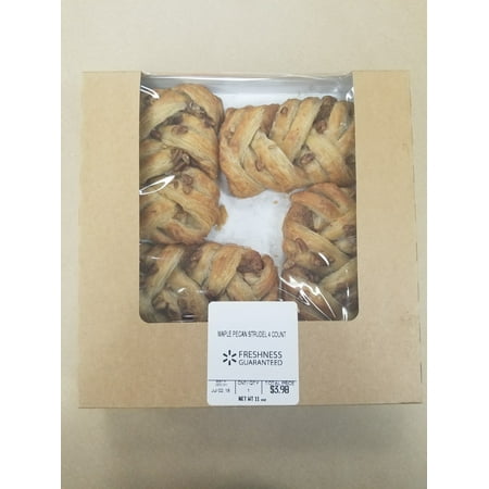 Wal-mart Bakery 4 Ct Maple Pecan Strudels