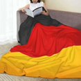thumbnail image 4 of Manta de microfibra ultra suave con bandera alemana, manta de microfibra para todas las estaciones, manta cálida para cama, silla, sofá, sala de estar, cuna, 80 x 60 pulgadas, 4 of 7
