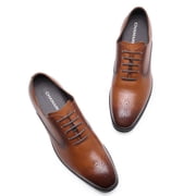 CMR CHAMARIPA Men's Elevator Shoes Oxford Dress Shoes For Men Taller 7CM / 2.76 Inches
