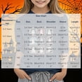 thumbnail image 2 of Dvprdro Girls Halloween Print Crew Neck 3/4 Sleeve Tunic T-Shirt Vintage Casual Pullover Top Fall Holiday Daily Wear, 2 of 6