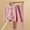 Pink, variant on YHAJDS Boys Girls Casual Winter 2 Piece Outfits Set , Magnetic Particles Double Brushed Fleece Warm Thermal Underwear Stand Collar Long Sleeves For 2-12Y