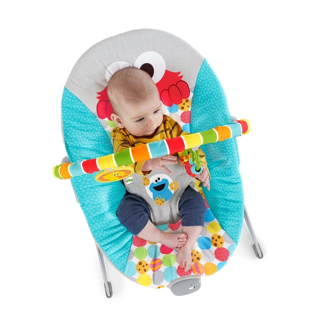 Bright Starts Sesame Street I Spot Elmo! Vibrating Baby Bouncer