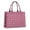 Pink Pug Puppies, variant on Large Capacity Tote Bag,Pitbull Dog and Flower Floral Handbag Fashion Luxury Tote Bag,15.7"x13"x 5.1" Inches,Laptop Compatible