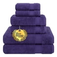 thumbnail image 1 of Juego de toallas Cotton Paradise, 6 piezas, 100% algodón, color morado, 1 of 8