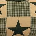 thumbnail image 2 of Better Trends Star Americana Design 100% Cotton Queen Bedspread Set, Green Gold, 2 of 7