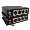 thumbnail image 2 of Transwan 4 Ch Independent Balanced Audio to Fiber Converter Over 20 Kilometers Single-Mode Fiber, Supports 16-Bit Digitally Encoded Audio, Plug and Play, 2 of 4