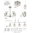 thumbnail image 3 of Elk Home 36-Inch Wide Kersey Pendant, Contemporary, Satin Nickel, 3 of 4