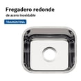 thumbnail image 2 of Fregadero Tarja Acero Inoxidable 40x34cm Cocina Tramontina Tramontina 94081505, 2 of 5