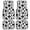 Cow Print, variant on FKELYI Cow Print Car Floor Mat Set of 4 Washable Heavy Duty Floor Carpet Mat Anti-Dirty Rubber Backing Universal Foot Pads Carpet for Cars SUVs Vans Trucks
