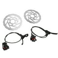 thumbnail image 3 of Mountain Bike Hydraulic Disc Brake Set, Ergonomi 2 Piston Hydraulic Disc Brake Strong Sealing 1Pair Sensitive With Screw For Safe Riding, 3 of 7