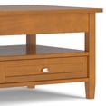 thumbnail image 5 of Simpli Home Warm Shaker 48 inch Wide Solid Wood Transitional Lift Top Coffee Table in Light Golden Brown, 5 of 17