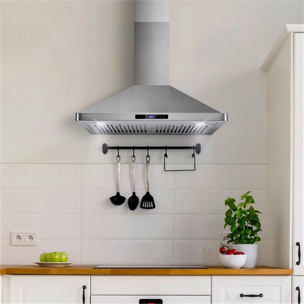 30 in. Vista Collection Ductless Wall Mount Range Hood in Stainless Steel
