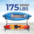 thumbnail image 5 of Yes4All 175 lbs Storage Freestanding Double Kayak Rack for Garage, Durable Steel Outdoor Kayak Stand, Ideal for Kayaks, Surfboard, Paddle Board, 5 of 7