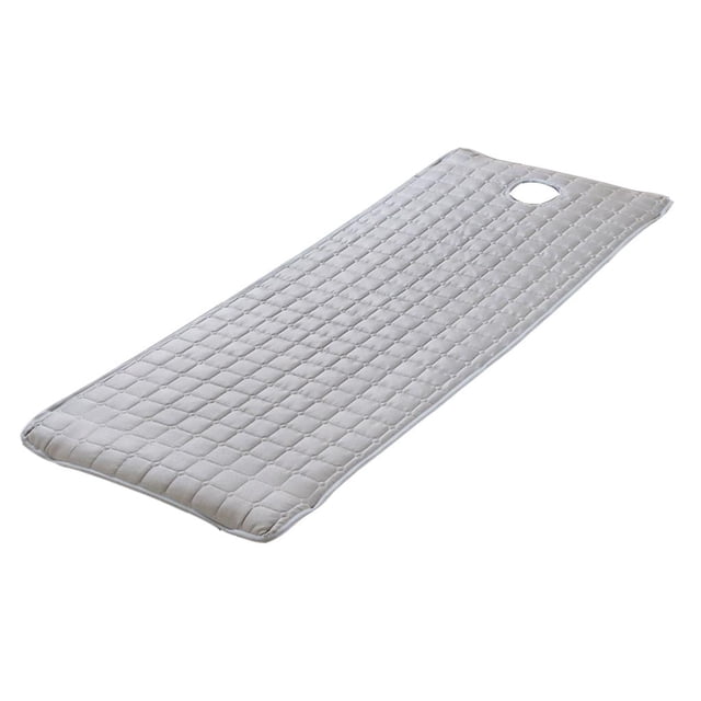 Funda de Colchón de Poliéster, con Orificio Facial para Salón de Cama Cosmética Belleza - Gris Sunnimix Hoja de mesa de masaje