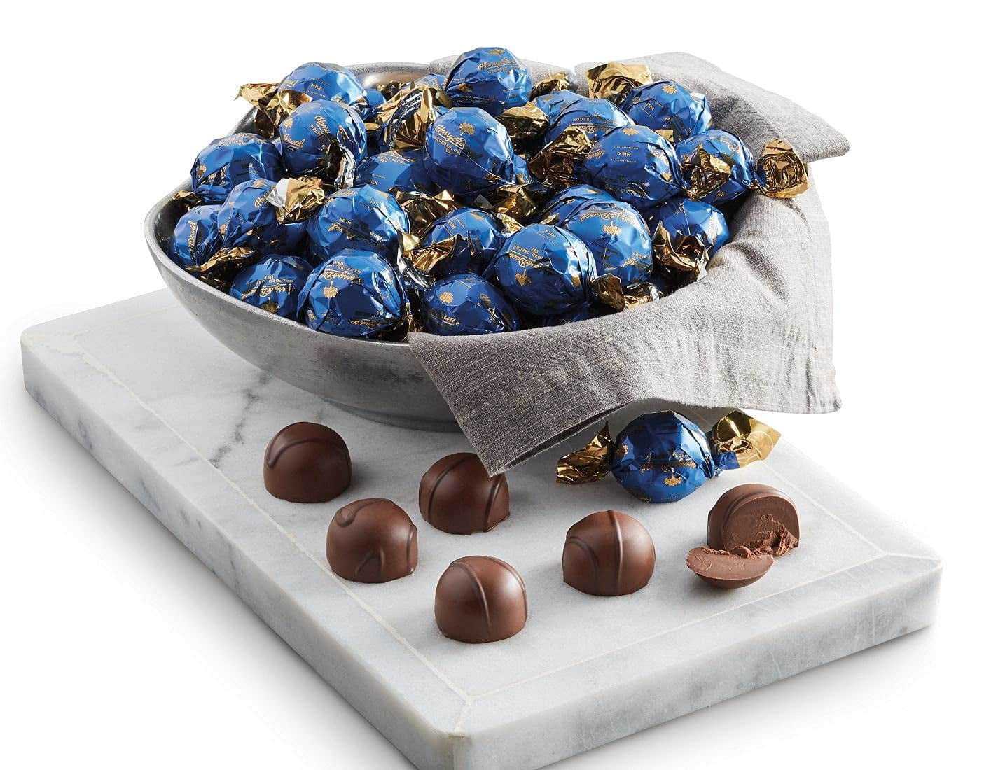 Milk Chocolate Truffles, 50-Count, Milk Chocolate Truffles, Bulk Candy, After Dinner Treats, Candy Sampler
