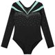 thumbnail image 5 of Traje de baño para gimnasia artística para niñas, mono de Ballet, patinaje artístico clásico, traje ajustado para danza y Ballet, 5 of 5