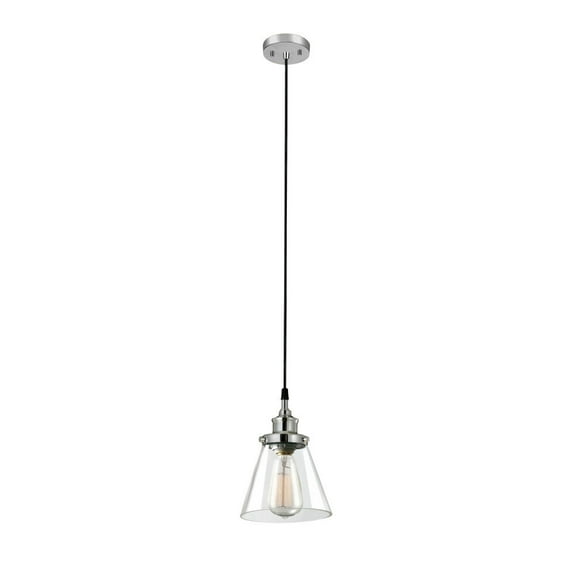 Globe Electric 3008665 Parker Chrome 1 Lights Pendant Light