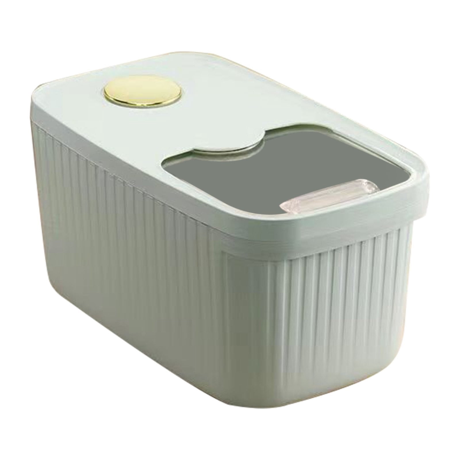 Grand Conteneur en Plastique Transparent pour Riz Céréales Farines Organisateur de Rangement