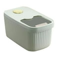 thumbnail image 1 of Large Capacity Clear Plastic Rice Container Grain Cereal Flours Storage Organizer, 1 of 1