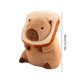 thumbnail image 5 of Muñeco Peluche Capibara Marrón Juguete Regalo Suave Y para Adultos, 5 of 9