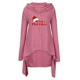 thumbnail image 4 of VEKDONE Christmas Hoodie Sweatshirts for Women 2024 Clearance Sale Trendy Print Long Sleeve Pullover Blouse Casual Medieval Vintage Tops with Pockets Iregular Hem Cloak Robe, 4 of 4