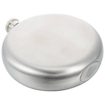 Portable Wine Pot Sealed Flask Round for Men Flasks Drinking Travel Silver