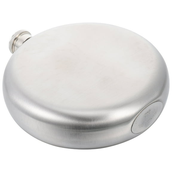 Portable Wine Pot Sealed Flask Round for Men Flasks Drinking Travel Silver