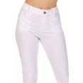thumbnail image 5 of Moa Collection Women's Casual Comfy Slim Pocket Jeggings Jeans Pants with Button, 5 of 6