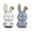 2PC(Blue +White), variant on Oxodoi Bunny Phone Stand,Foldable Cute Mobile Holder,Adhesive Desktop Bracket for iPhone Android,Portable Travel Kickstand for Students,2-Pack