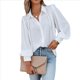 thumbnail image 2 of Blusa de Larga con Botones y Estampado de Farol para Mujer, Estilo Casual, 2025 XL, 2 of 7