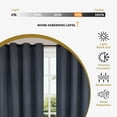 thumbnail image 3 of Shimmer Blackout 2 Panel Curtains, 3 of 7