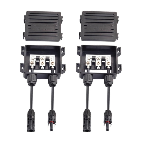 Enchufe PV De De Conexiones 2 Diodos Para El Panel Solar 50w 170w 6a
