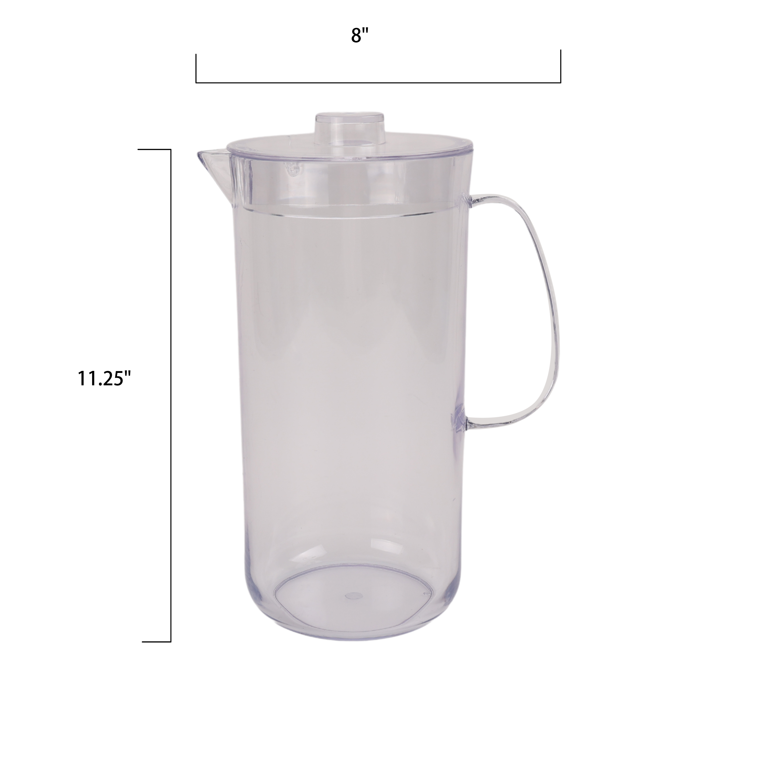Mainstays 3-Quart Acrylic Pitcher with Stackable Tumbler Pitcher Set, Teal