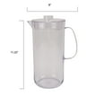 thumbnail image 5 of Mainstays 3-Quart Acrylic Pitcher with Stackable Tumbler Pitcher Set, Teal, 5 of 11