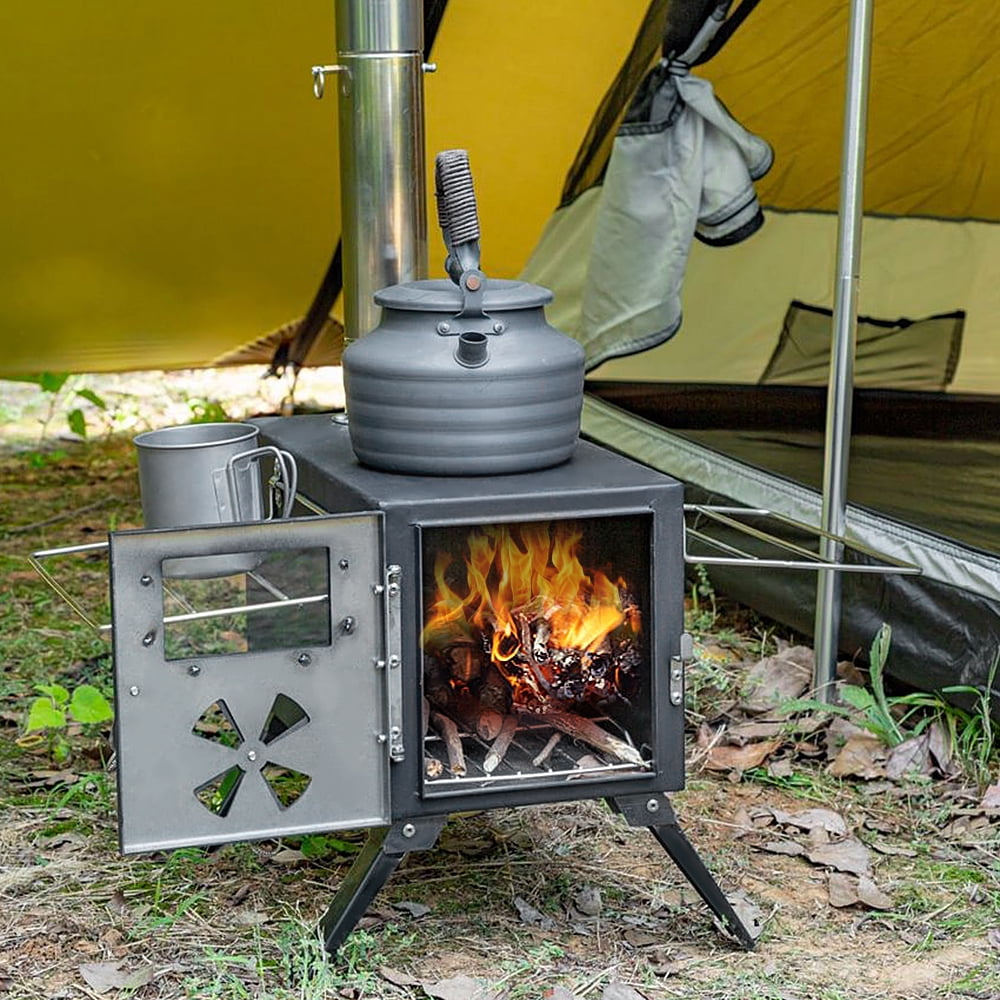 Multifunctional Tent Heating Stove Fire Wood Heater Outdoor Picnic Camping  Wood Stove Telescopic Folding Heater Stove For a Tent - AliExpress