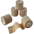 thumbnail image 2 of Paquete de 6 vendas autoadhesivas cohesivas de 2 pulgadas, protectoras, impermeables y elásticas (color piel)., 2 of 5