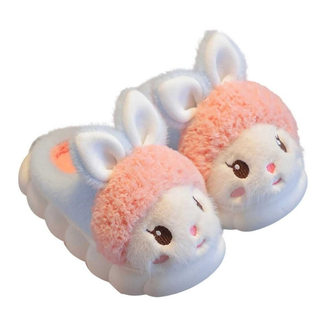 Winter Girls Slippers Cozy Soft Sole Cartoon Indoor Footwear Daily Use Home Comfort