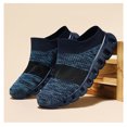 thumbnail image 7 of Men's Backless Slip‑on Mule Walking Shoes, Knit Mesh Casual Slide Footwear With Segmented Grooved Outsole for Daily Leisure, 7 of 7