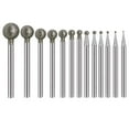 thumbnail image 2 of 5Pcs 0.5Mm-8Mm Diamond Round Burr Drill Bit Cutting Grinding For Rotary Tool, 2 of 5