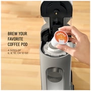 Ninja Pods & Grounds Hot & Iced Single-Serve Coffee Maker, K-Cup Pod Compatible, Rapid Cold Brew, PB045ST, Stone