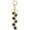 Black-j, variant on Cute Initial Letter M Keychain,Flower Bag Charms Letter Keyring Purse Bag Accessories(Light Pink)