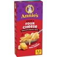 thumbnail image 2 of Annie’s Four Cheese Macaroni & Cheese, Four Cheese Flavor, 5.5oz, 2 Count With Candy Pack., 2 of 6