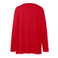 thumbnail image 4 of HCYSFG Womens 3/4 Sleeve Cardigan Open Front Draped Neck Loose Fit Lightweight Sweater Everyday Layering Cover Up Tops, 4 of 5