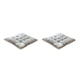 thumbnail image 4 of Cojín para Silla Yuarrent Cuadrado Cómodo Triángulos Grises 2Conjunto, 4 of 6