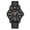 MY-057 Black face, variant on Military Analog Watch for Men - Rugged Quartz Watch, Luminous, 50M Waterproof with Canvas Strap for Outdoor & Tactical Style