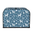 thumbnail image 2 of Balery Poodle Dog Pattern Oven Cover Kitchen Bread Machine Protector, 4 Slice Toaster Cover for Home, Anti Dust Fingerprint Coaster Cover, 2 of 7