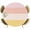 Orange, variant on Colorful Stripe Table Cloth, Round Fitted Tablecloths with Elastic Edge, Modern Pink Red Yellow Vertical Striped Wipeable Waterproof Table Cover for Kitchen Wedding 36-44 Inches
