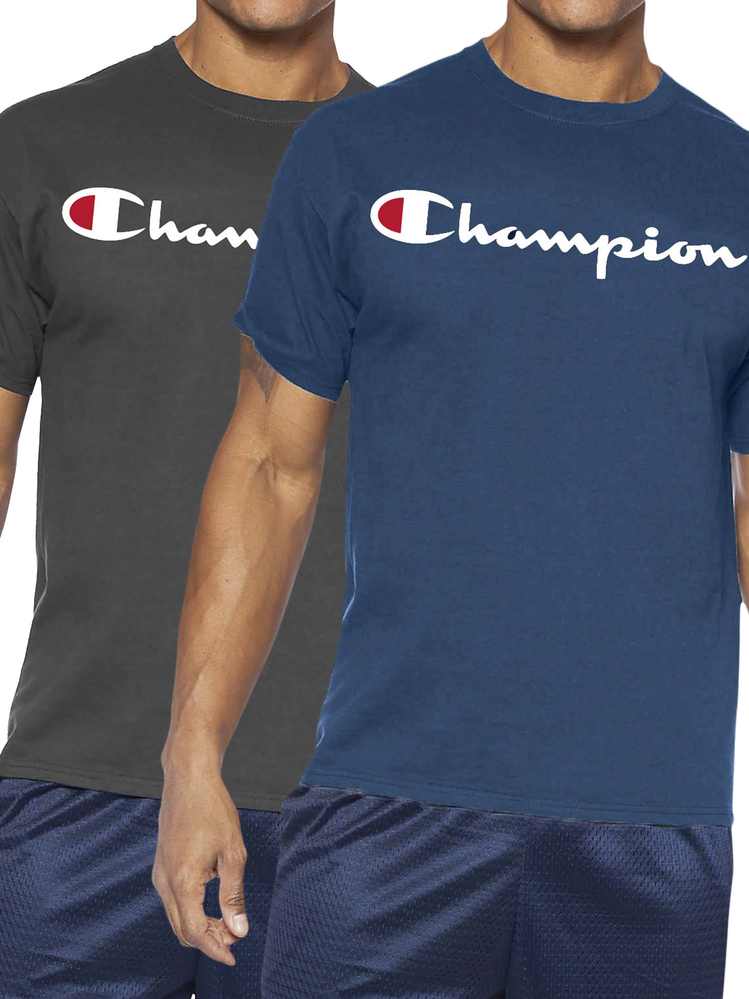 Champion T-Shirt Script Logo Boys Jersey Tee Athletic Fit Classic 